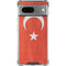 Turkish Flag Distressed Google Pixel 7a Clear Case